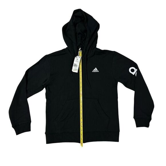 Adidas Women's Essentials Logo Full-zip Hoodie Size Small - Picture 4 of 11